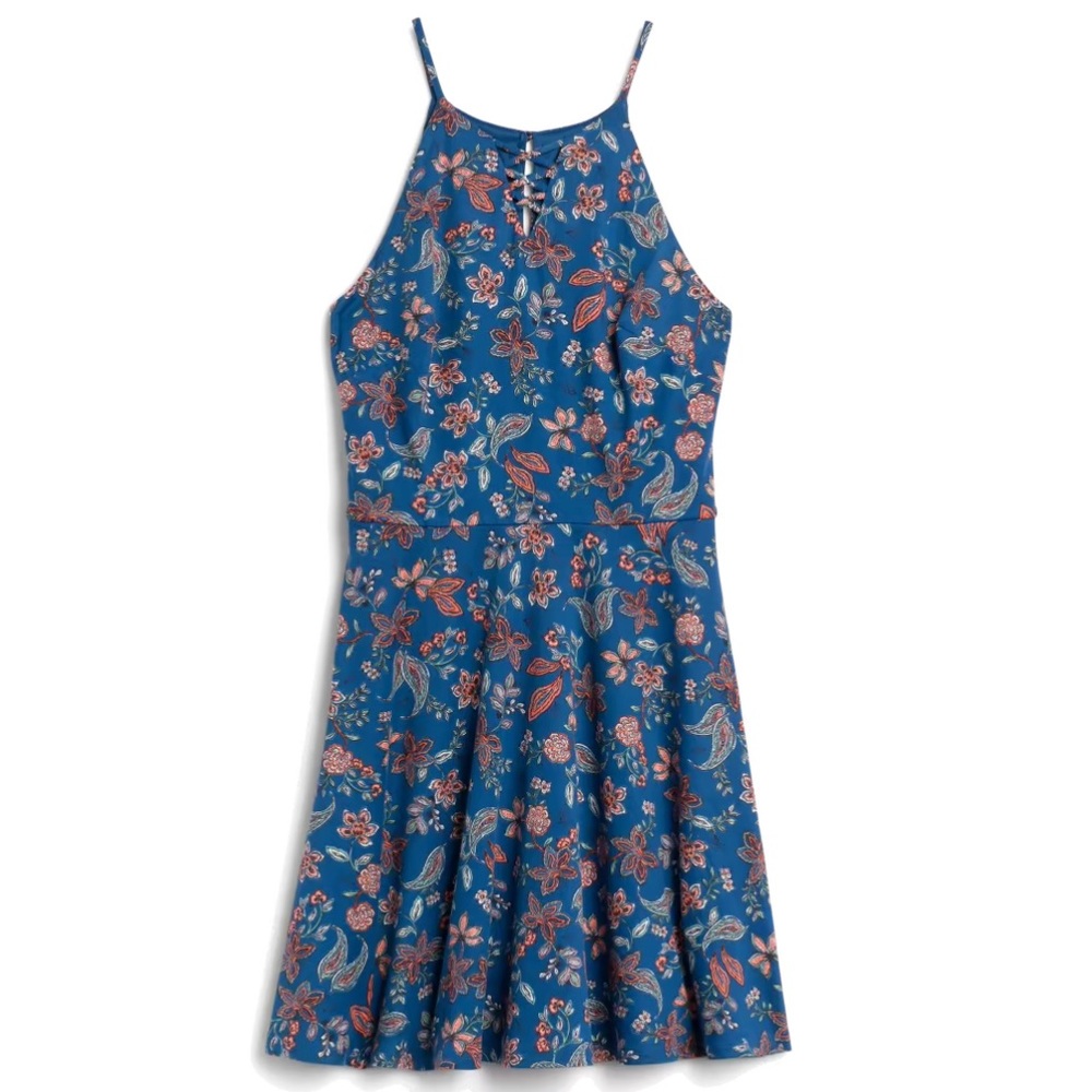 Brushed knit summer dress